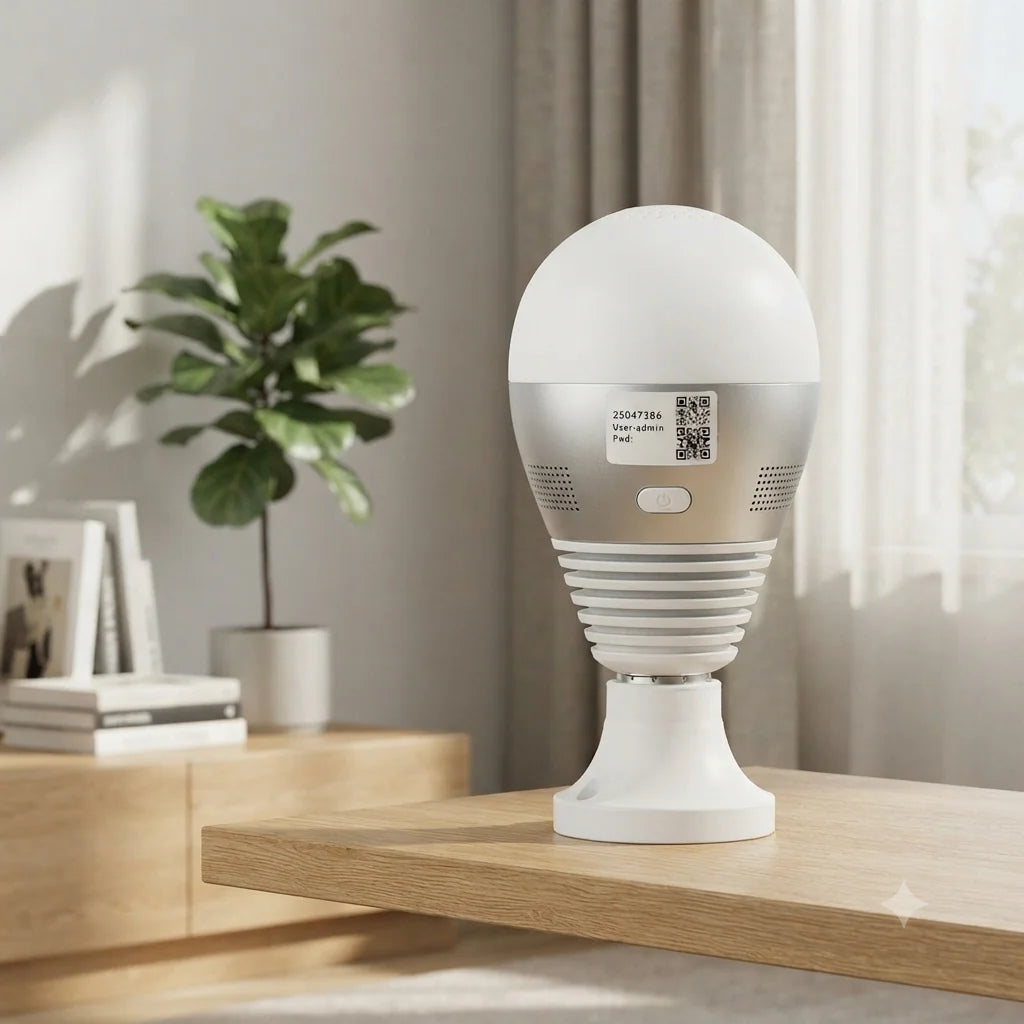 360 Degree IP Camera Light Bulb
