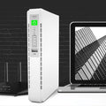 12000mAh Mini UPS Power Bank for Routers, WiFi & Security Cameras